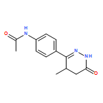 Acetamide, N-[4-(1,4,5,6-tetrahydro-4-methyl-6-oxo-3-pyridazinyl)phenyl]- 