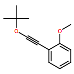 Benzene, 1-[2-(1,1-dimethylethoxy)ethynyl]-2-methoxy- 