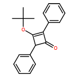 2-Cyclobuten-1-one, 3-(1,1-dimethylethoxy)-2,4-diphenyl- 