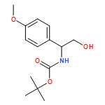 Carbamic acid, N-[(1R)-2-hydroxy-1-(4-methoxyphenyl)ethyl]-, 1,1-dimethylethyl ester 