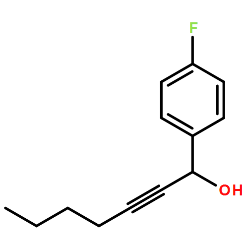 Benzenemethanol, 4-fluoro-α-1-hexyn-1-yl- 