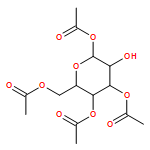 α-D-Glucopyranose, 1,3,4,6-tetraacetate 