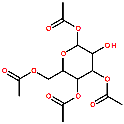 α-D-Glucopyranose, 1,3,4,6-tetraacetate 