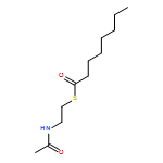 Octanethioic acid, S-[2-(acetylamino)ethyl] ester 