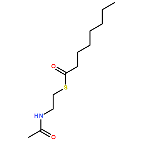 Octanethioic acid, S-[2-(acetylamino)ethyl] ester 