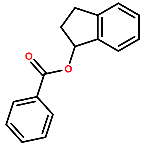 1H-Inden-1-ol, 2,3-dihydro-, 1-benzoate 