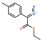 Benzeneacetic acid, α-diazo-4-methyl-, ethyl ester 