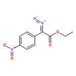 Benzeneacetic acid, α-diazo-4-nitro-, ethyl ester 