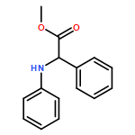 Benzeneacetic acid, α-(phenylamino)-, methyl ester 