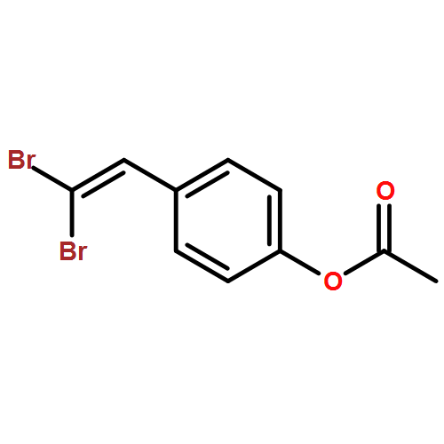 Phenol, 4-(2,2-dibromoethenyl)-, 1-acetate 