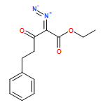 Benzenepentanoic acid, α-diazo-β-oxo-, ethyl ester 