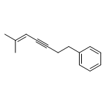 Benzene, (6-methyl-5-hepten-3-yn-1-yl)- 