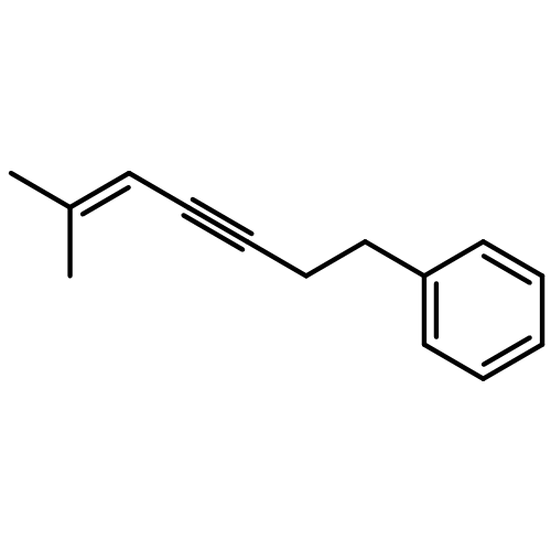 Benzene, (6-methyl-5-hepten-3-yn-1-yl)- 