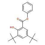 Benzoic acid, 3,5-bis(1,1-dimethylethyl)-2-hydroxy-, phenyl ester 