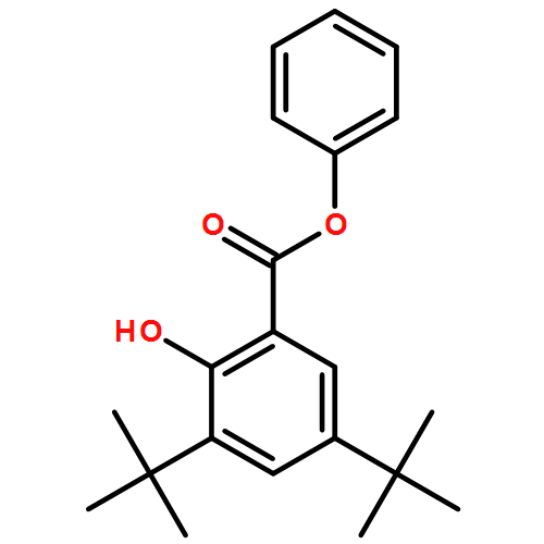 Benzoic acid, 3,5-bis(1,1-dimethylethyl)-2-hydroxy-, phenyl ester 