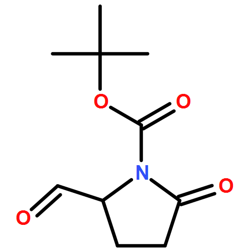 1-Pyrrolidinecarboxylic acid, 2-formyl-5-oxo-, 1,1-dimethylethyl ester, (2S)- 