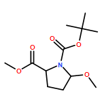 1,2-Pyrrolidinedicarboxylic acid, 5-methoxy-, 1-(1,1-dimethylethyl) 2-methyl ester, (2S)- 