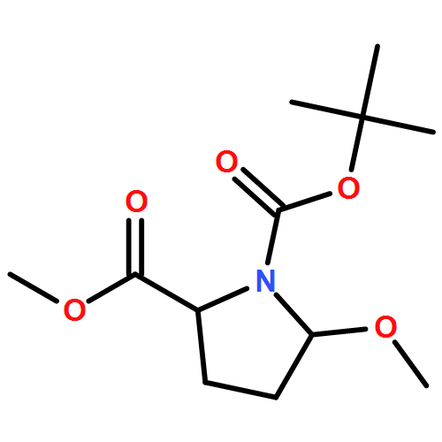 1,2-Pyrrolidinedicarboxylic acid, 5-methoxy-, 1-(1,1-dimethylethyl) 2-methyl ester, (2S)- 