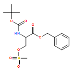 L-Serine, N-[(1,1-dimethylethoxy)carbonyl]-O-(methylsulfonyl)-, phenylmethyl ester 