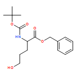 L-Norvaline, N-[(1,1-dimethylethoxy)carbonyl]-5-hydroxy-, phenylmethyl ester 