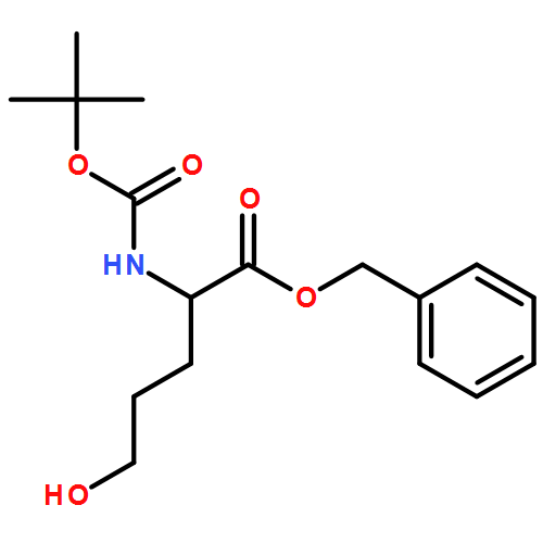 L-Norvaline, N-[(1,1-dimethylethoxy)carbonyl]-5-hydroxy-, phenylmethyl ester 