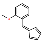 Benzene, 1-(2,4-cyclopentadien-1-ylidenemethyl)-2-methoxy- 