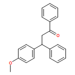 1-Propanone, 3-(4-methoxyphenyl)-1,3-diphenyl- 