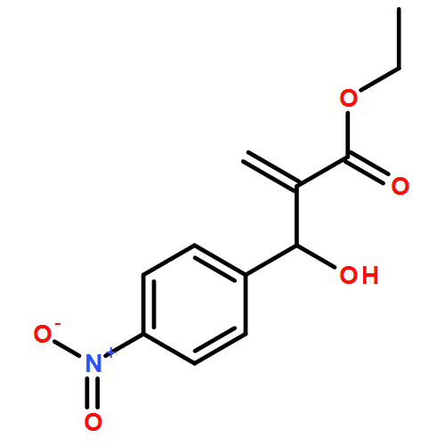 Benzenepropanoic acid, β-hydroxy-α-methylene-4-nitro-, ethyl ester 