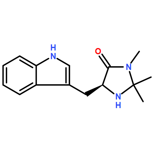 4-Imidazolidinone, 5-(1H-indol-3-ylmethyl)-2,2,3-trimethyl-, (5S)- 