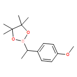 1,3,2-Dioxaborolane, 2-[1-(4-methoxyphenyl)ethyl]-4,4,5,5-tetramethyl- 