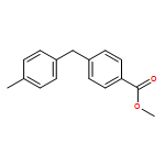 Benzoic acid, 4-[(4-methylphenyl)methyl]-, methyl ester 