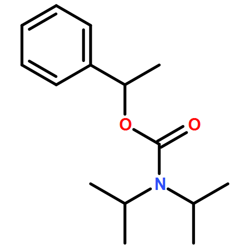 Carbamic acid, N,N-bis(1-methylethyl)-, (1S)-1-phenylethyl ester 