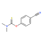 Carbamothioic acid, N,N-dimethyl-, O-(4-cyanophenyl) ester 