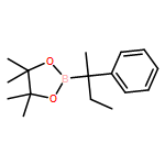 1,3,2-Dioxaborolane, 4,4,5,5-tetramethyl-2-[(1R)-1-methyl-1-phenylpropyl]- 