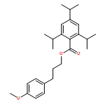 Benzoic acid, 2,4,6-tris(1-methylethyl)-, 3-(4-methoxyphenyl)propyl ester 