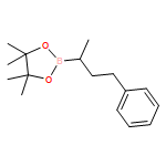 1,3,2-Dioxaborolane, 4,4,5,5-tetramethyl-2-[(1S)-1-methyl-3-phenylpropyl]- 