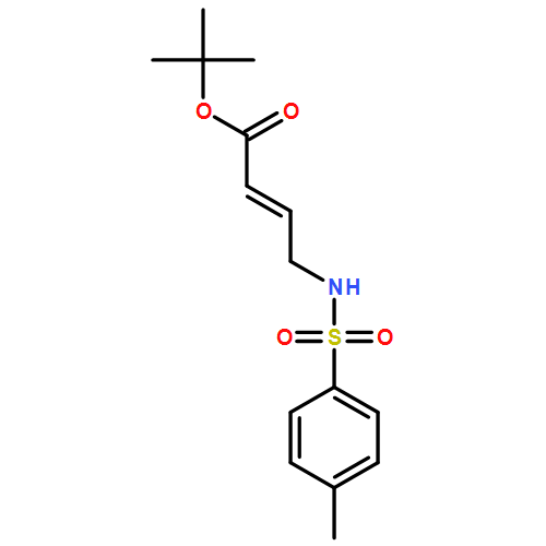 2-Butenoic acid, 4-[[(4-methylphenyl)sulfonyl]amino]-, 1,1-dimethylethyl ester, (2E)- 