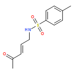 Benzenesulfonamide, 4-methyl-N-[(2E)-4-oxo-2-penten-1-yl]- 