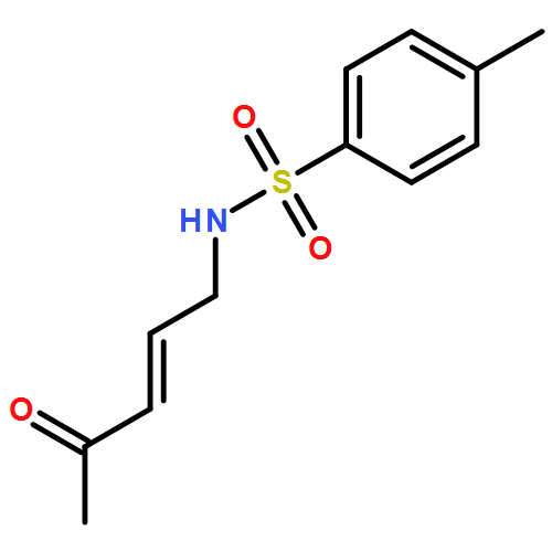 Benzenesulfonamide, 4-methyl-N-[(2E)-4-oxo-2-penten-1-yl]- 