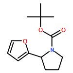 1-Pyrrolidinecarboxylic acid, 2-(2-furanyl)-, 1,1-dimethylethyl ester, (2R)- 