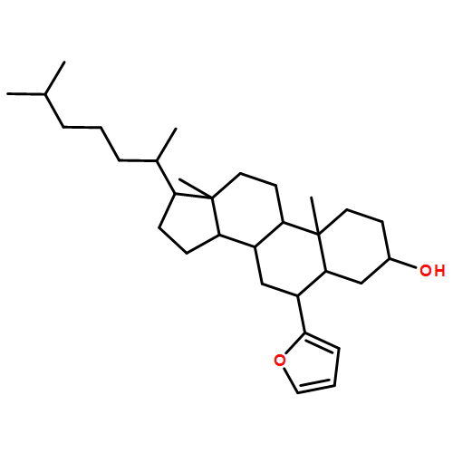 Cholestan-3-ol, 6-(2-furanyl)-, (3β,5α,6α)- 