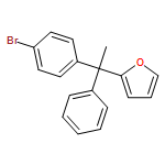 Furan, 2-[(1S)-1-(4-bromophenyl)-1-phenylethyl]- 