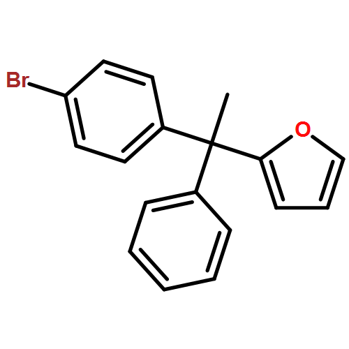 Furan, 2-[(1S)-1-(4-bromophenyl)-1-phenylethyl]- 