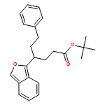 2-Benzofuranbutanoic acid, γ-(2-phenylethyl)-, 1,1-dimethylethyl ester, (γR)- 