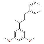 Benzene, 1,3-dimethoxy-5-[(1R)-1-methyl-3-phenylpropyl]- 