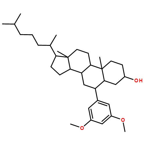 Cholestan-3-ol, 6-(3,5-dimethoxyphenyl)-, (3β,5α,6α)- 