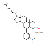 Benzenamine, 3-[(3β,5α,6α)-3-[[(1,1-dimethylethyl)dimethylsilyl]oxy]cholestan-6-yl]-N,N-dimethyl- 