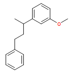 Benzene, 1-methoxy-3-[(1R)-1-methyl-3-phenylpropyl]- 