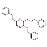 α-D-erythro-Hex-2-enopyranoside, phenylmethyl 2,3-dideoxy-4,6-bis-O-(phenylmethyl)- 