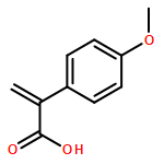 Benzeneacetic acid, 4-methoxy-α-methylene- 